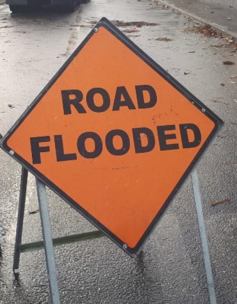More roads are closed due to flooding in Laois.