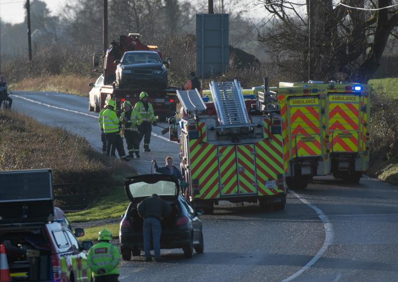 LAOIS CAR CRASH: Multiple vehicle pile-up