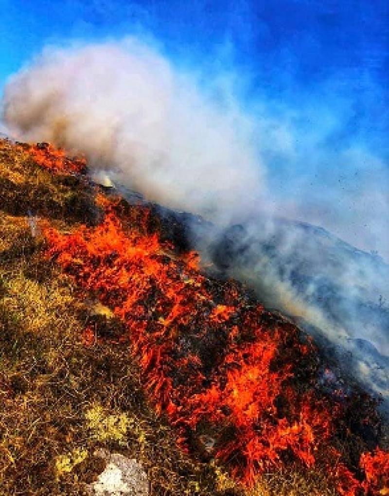 Property under threat from new west Donegal fire