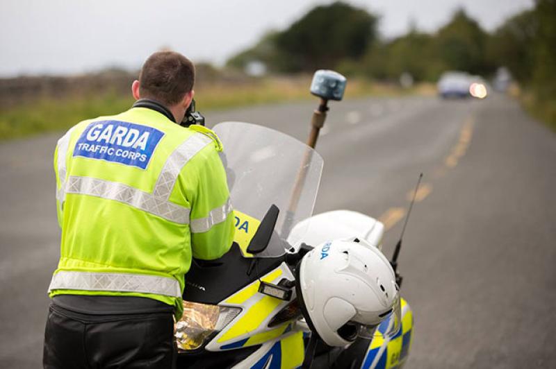 Kildare drivers caught speeding in "extremely wet" conditions over weekend 