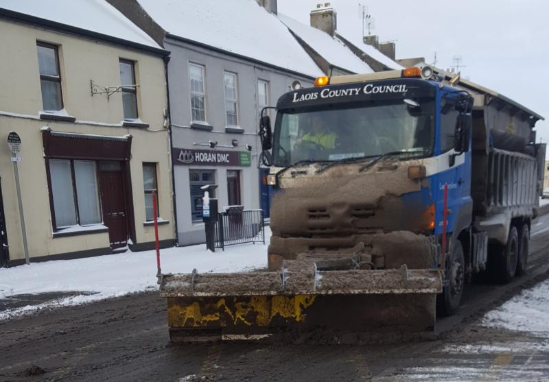 Laois County Council is saving to buy new snow trucks