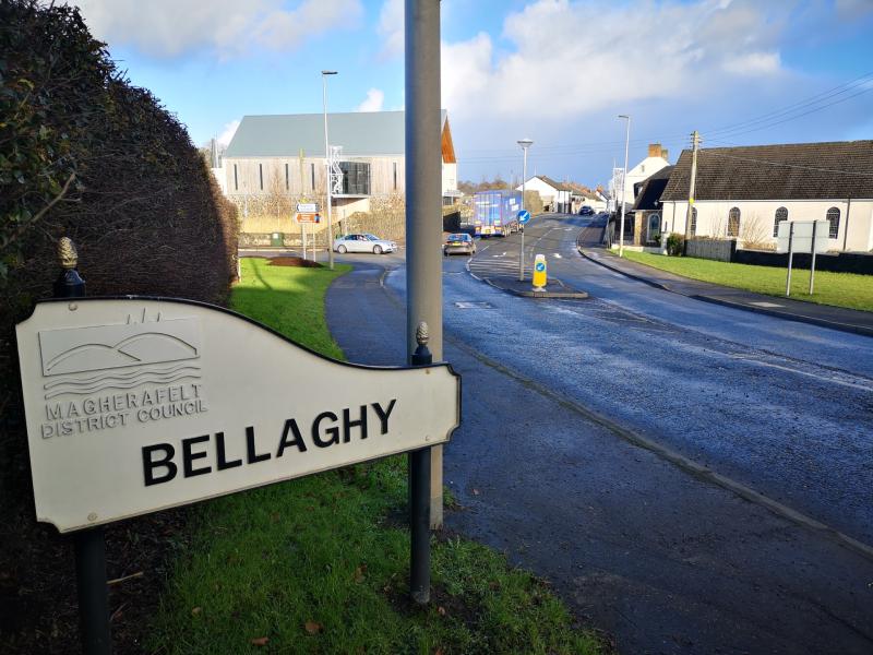 Police at scene of Bellaghy security alert