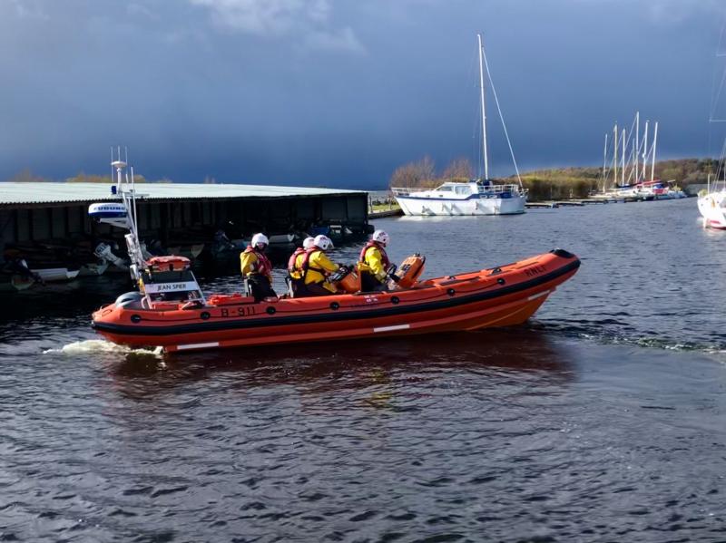 Tipperary RNLI in midnight search for missing crew and their dog on Lough Derg