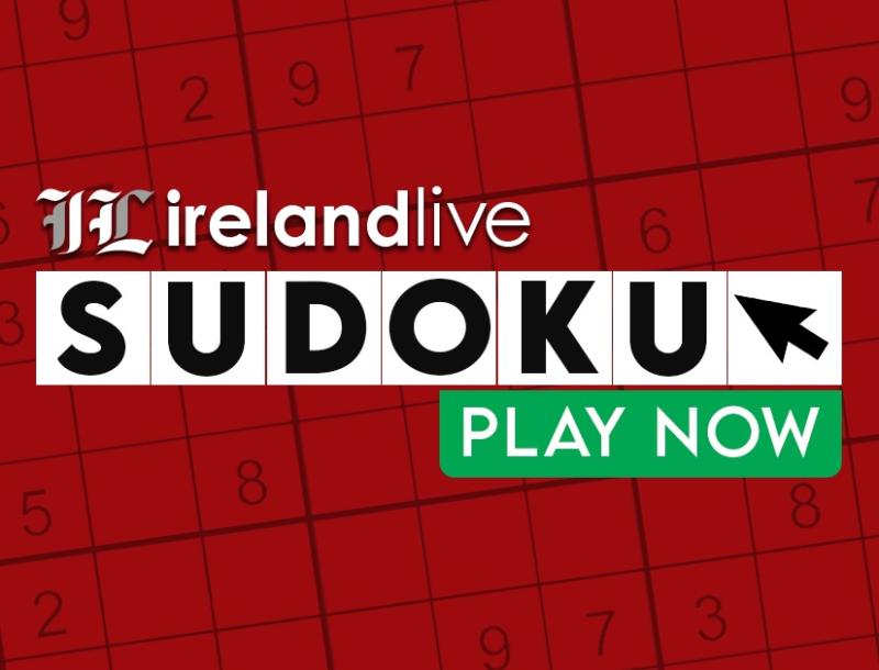 Ireland Live Interactive Digital SudokuPuzzle