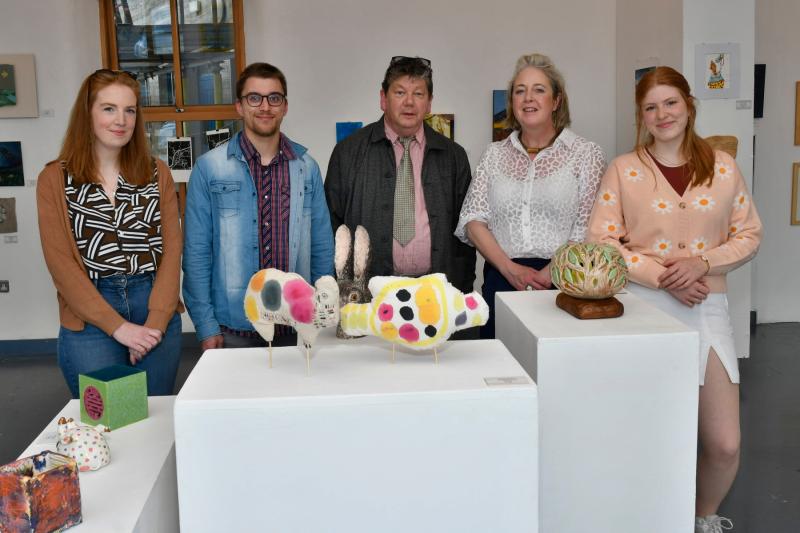 Celebration at End of Year Show at KCAT in Callan