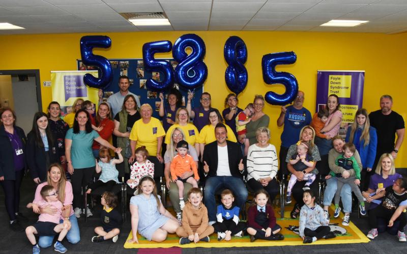 Former Mayor presents Derry charity with cheque for over £55,000