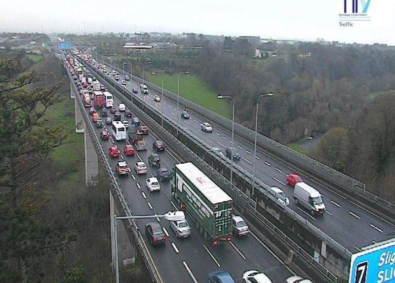 M50 traffic slow