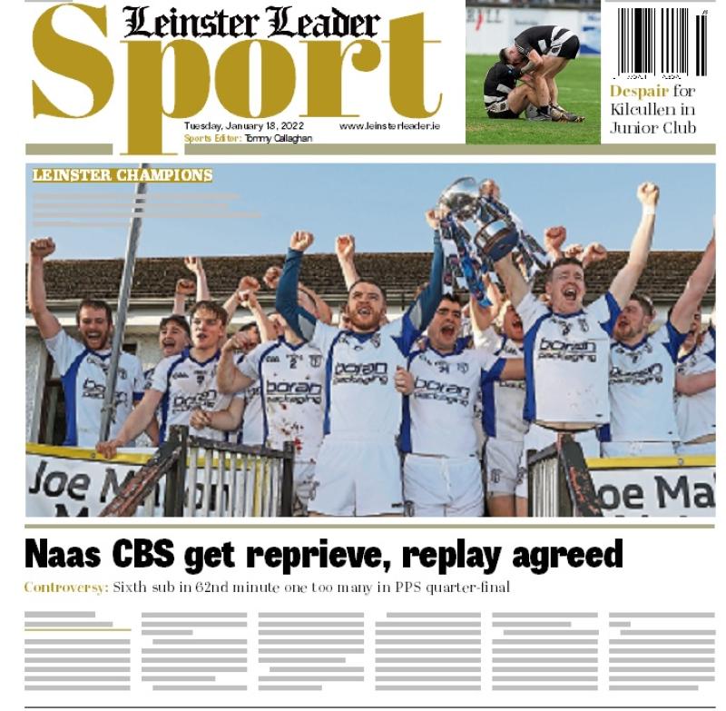 In this week's Leinster Leader Sport