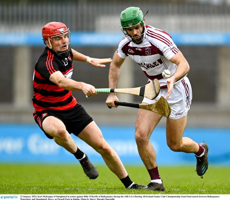 Disappointment for Slaughtneil and Banagher hurlers