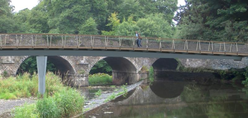 Eagerly awaited pedestrian footbridge to open in Castlecomer this Friday