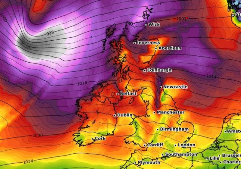Met Eireann weather forecast for Ireland for the coming days 