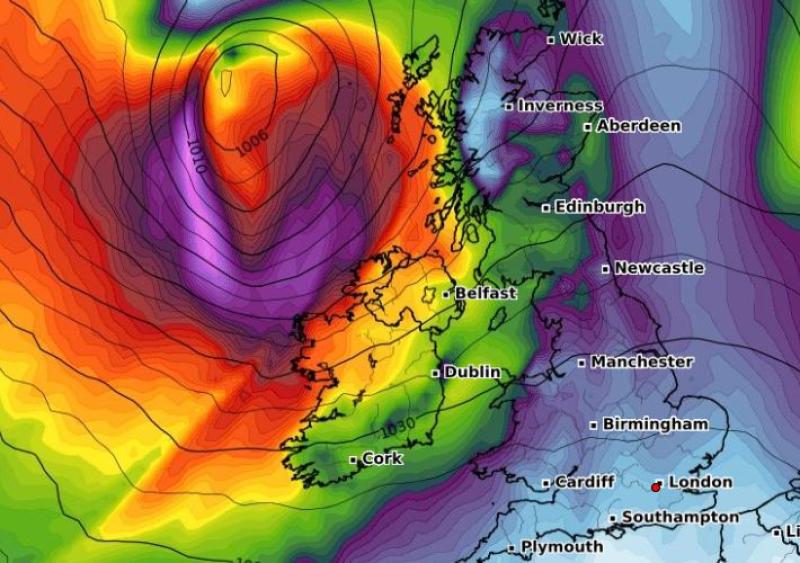 Ireland weather Met Eireann forecast