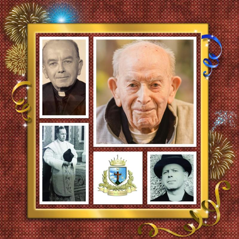 Leitrim man, Fr Tony Mulvey, the first Irish Redemptorist to reach 100