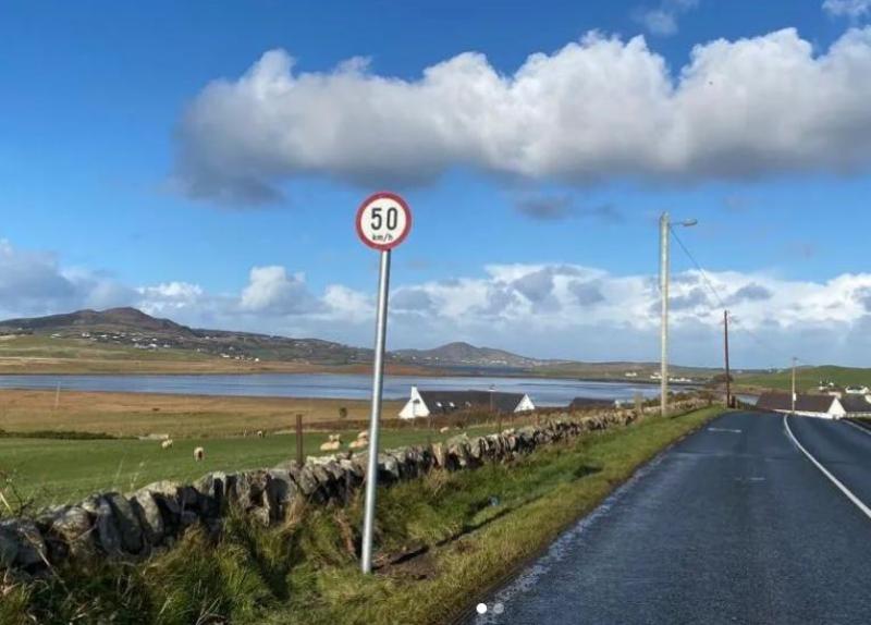 Safety concerns highlighted on busy Carrigart road