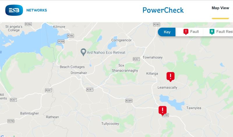 Some Leitrim homes still without power 