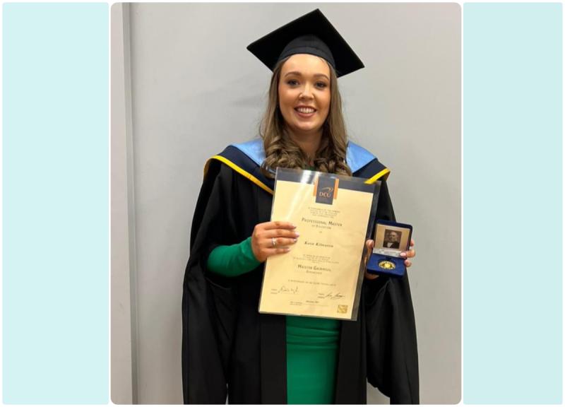 Laois teaching graduate wins top academic award