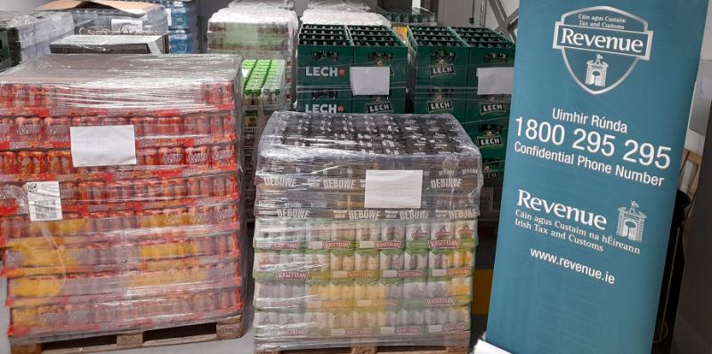 Revenue seize thousands of litres of alcohol at South East sea port 