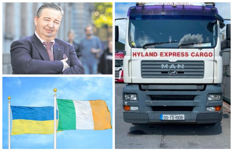 Laois's Hyland Transport are collecting for Ukraine