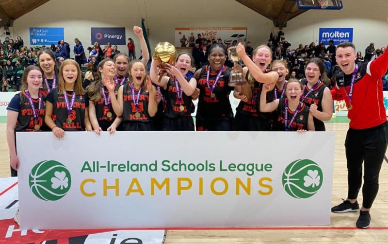 Kildare school Pipers Hill win U16C Girls All-Ireland Schools League title