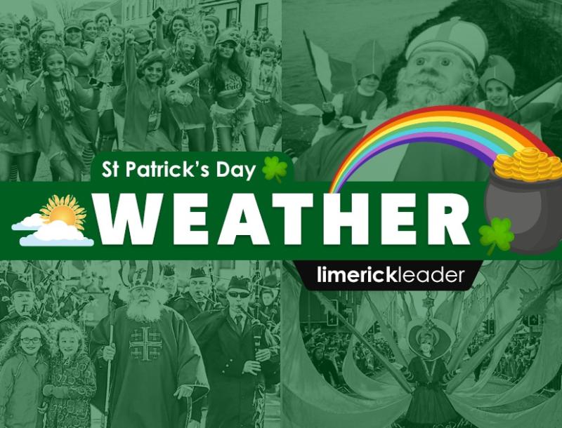 Limerick Weather for St Patrick's Day 
