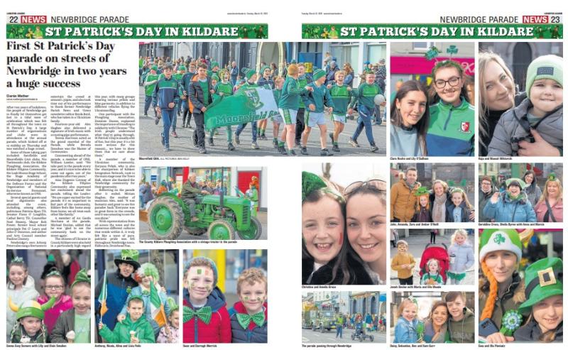 St Patrick's Day Parades Picture Specials in this week's Leinster Leader