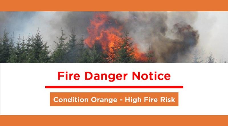 Condition Orange Alert!- High Fire Risk in Donegal until Monday 