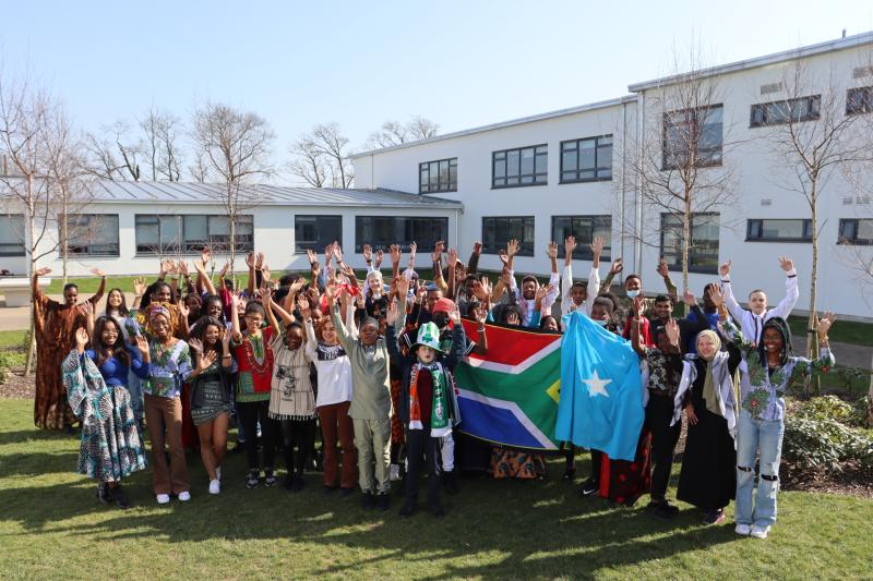 Students at Dundalk's  Coláiste Chú Chulainn  celebrate Cultural Diversity Week