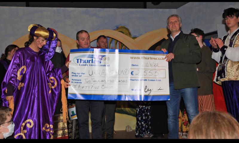 Coláiste Mhuire Thurles raise more than €2,500 for Ukraine