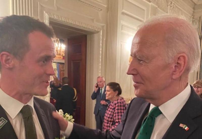 Buncrana man meets President Biden in the White House