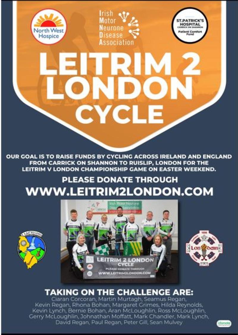 Gearing up for the Leitrim 2 London fundraising cycle