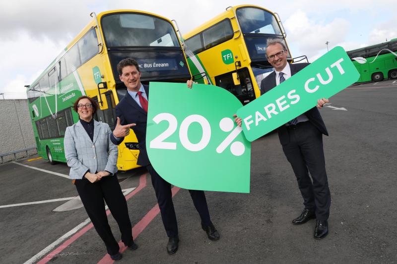 20% reduction in bus fares for Louth commuters from Monday 