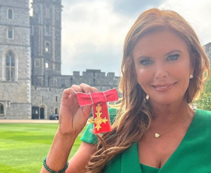 'Mixed emotions' for Derry actress and producer Roma Downey as she receives OBE