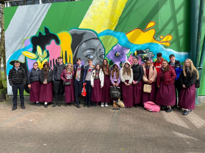 Global Citizenship students St Mary's Newport investigate fast fashion