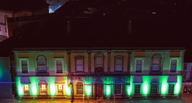Waterford buildings light up green for Organ Donor Awareness Week