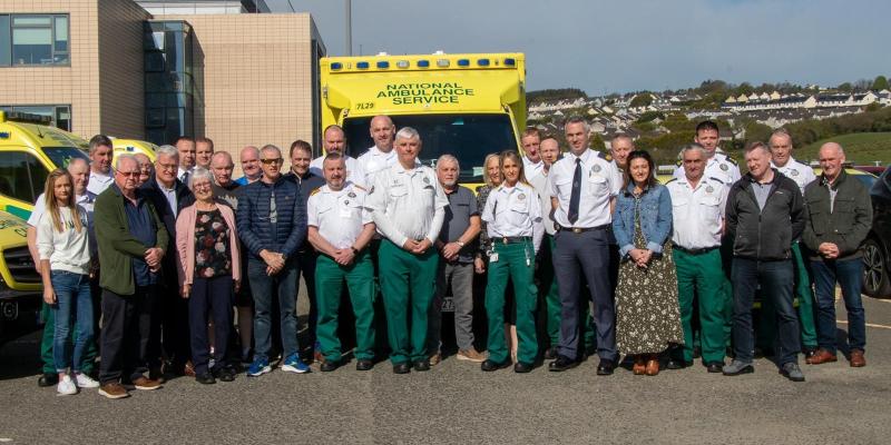 Much-loved paramedic who worked throughout Donegal retires from ambulance 