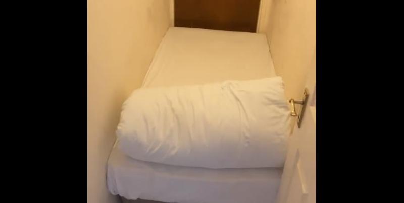 VIDEO: Visitor to Kilkenny shocked at the 'single room' he was provided