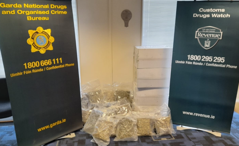 Drugs with a street value of &euro;400,000 seized by Gardai