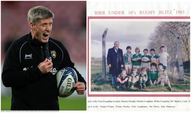 The day a young Ronan O'Gara and Mundy lined out for Offaly rugby club 