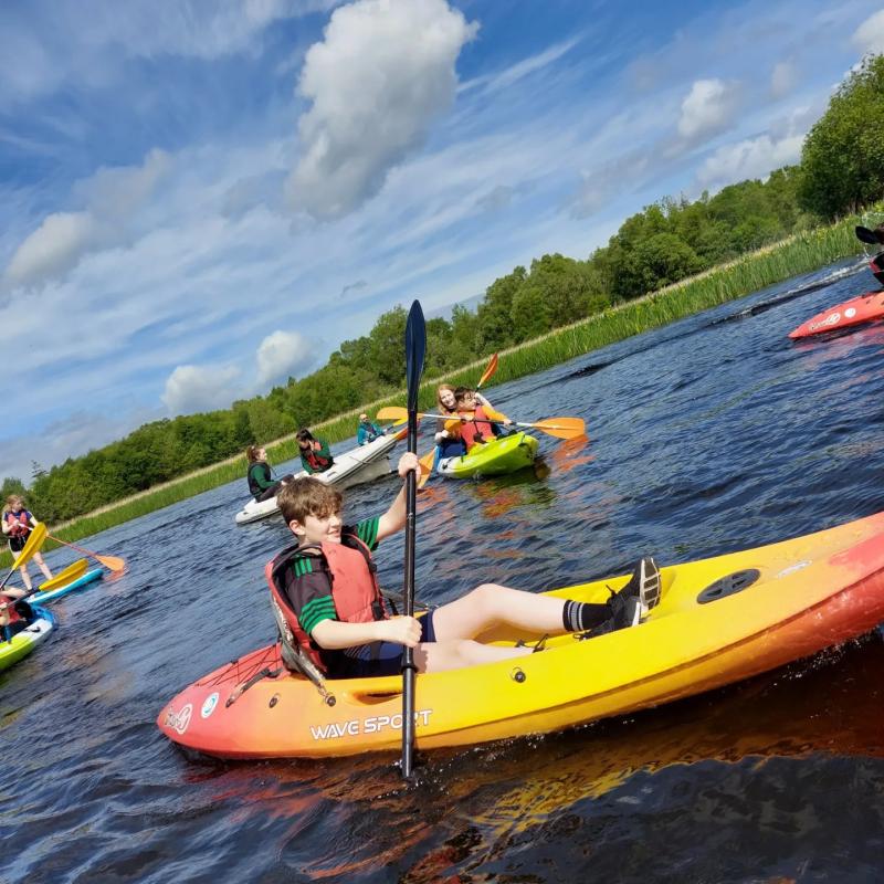 PICTURES: St Mary's Secondary School Newport visit Derg Isle Adventure Centre