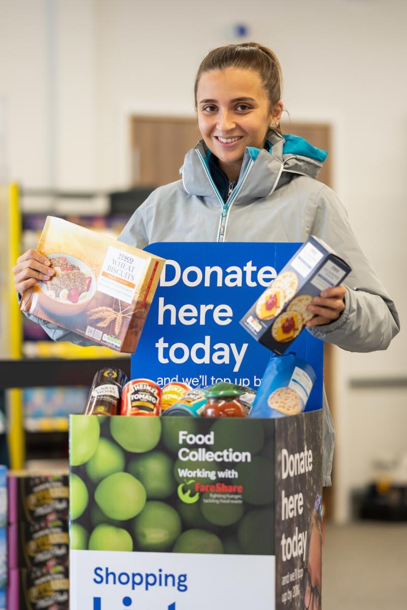 Rallying call for volunteers in Tesco food collection drive