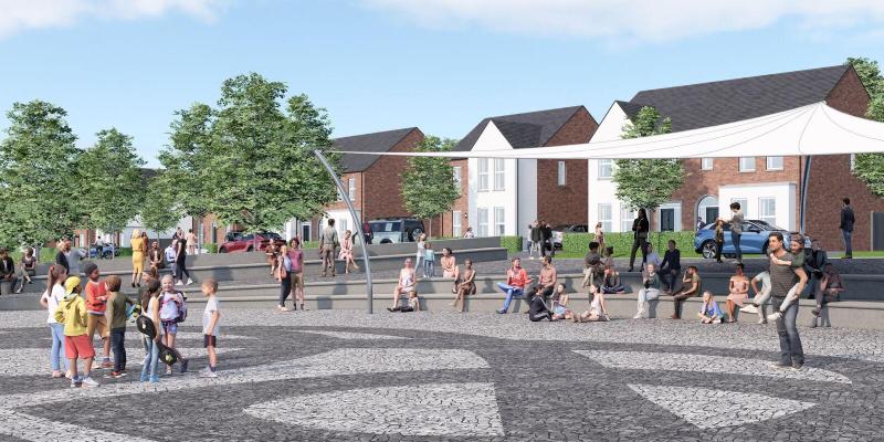 Future residents get first CGI look at planned new housing estate, "The Cashel"