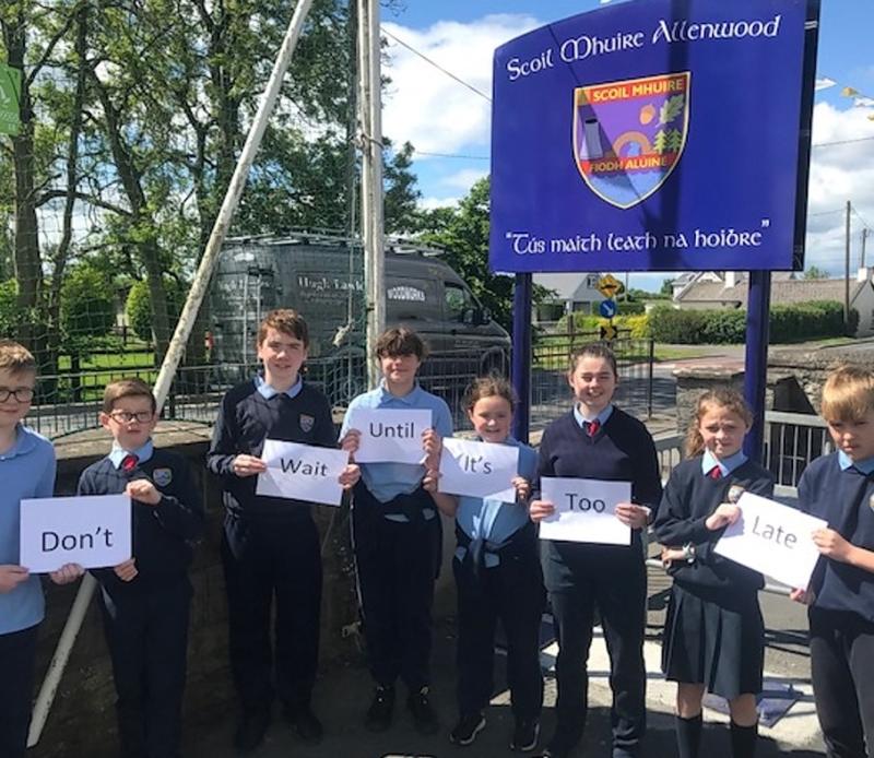 Road safety campaign is launched in Allenwood, Kildare