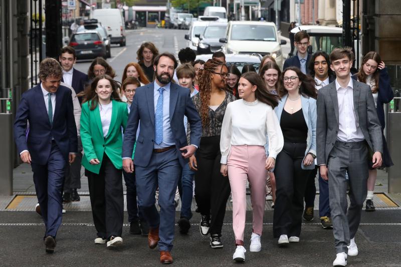 Leitrim teenager speaks on climate action in Seanad Chamber
