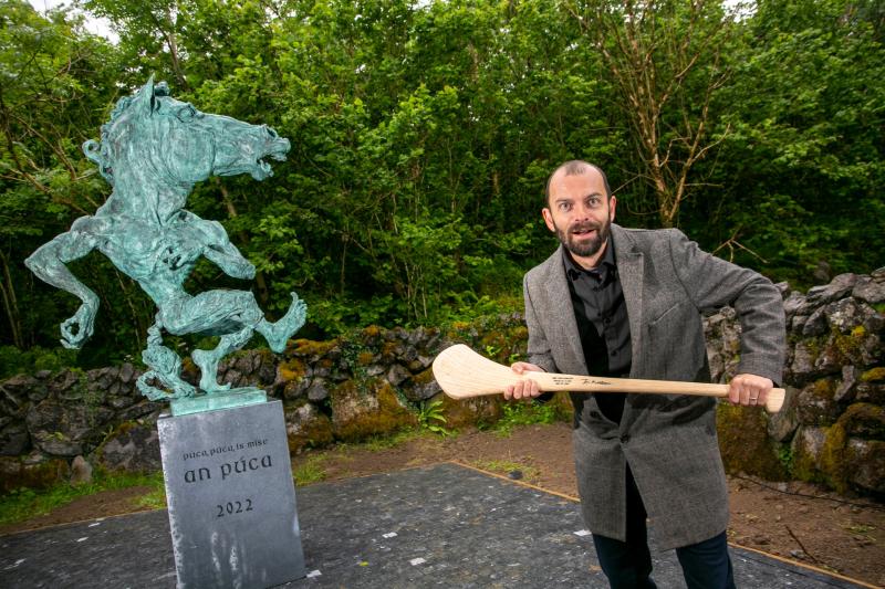 Kilkenny artist guest of honour in the Burren as Púca is officially unveiled