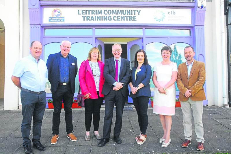 Minister unveils plaque at Leitrim Community Training Centre in Carrick-on-Shannon