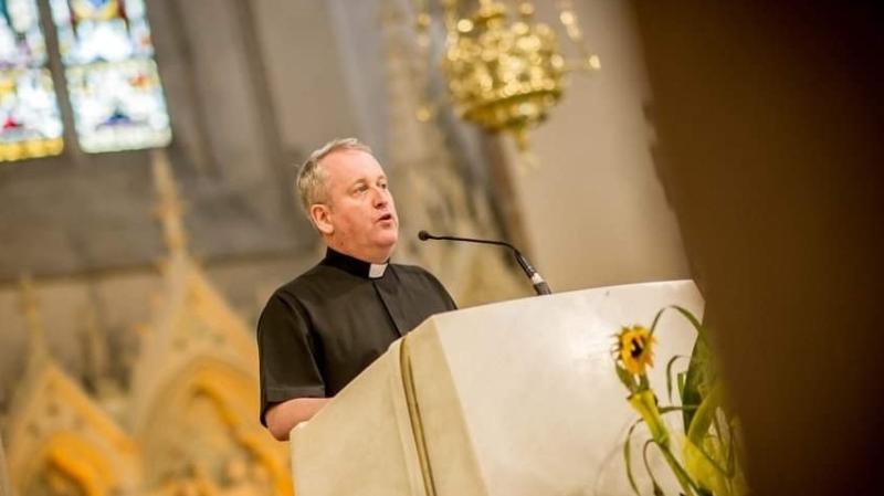Fr Dermott Donnelly at St Eugene's Cathedral's Annual Novena