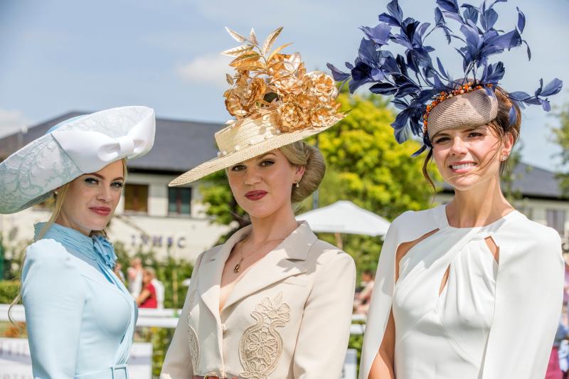 Dog groomer Danielle scoops Best Dressed at Irish Oaks raceday at the Curragh, Co Kildare