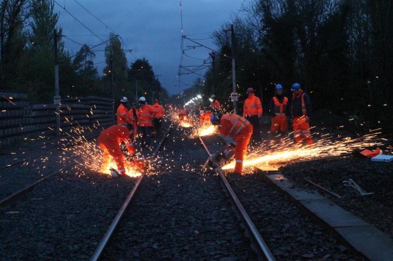Irish Rail are carrying out night time works in Laois 
