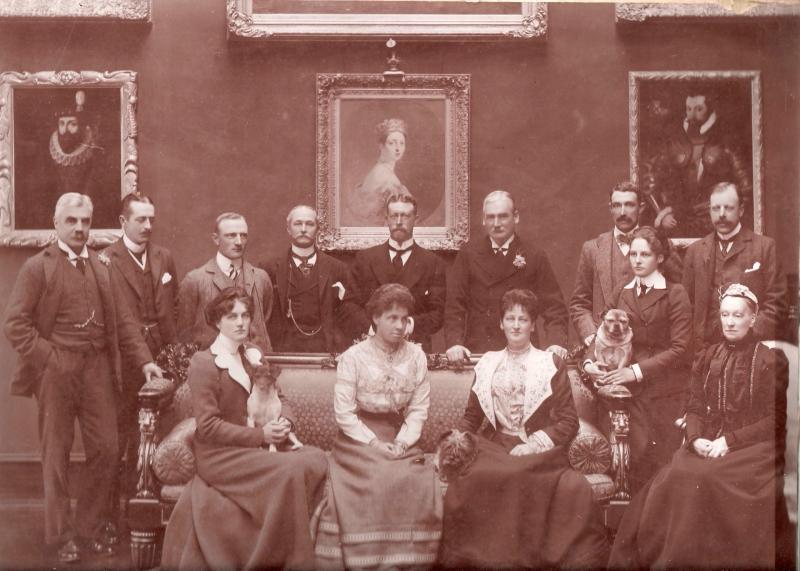 Marchioness of Ormonde and her dog 