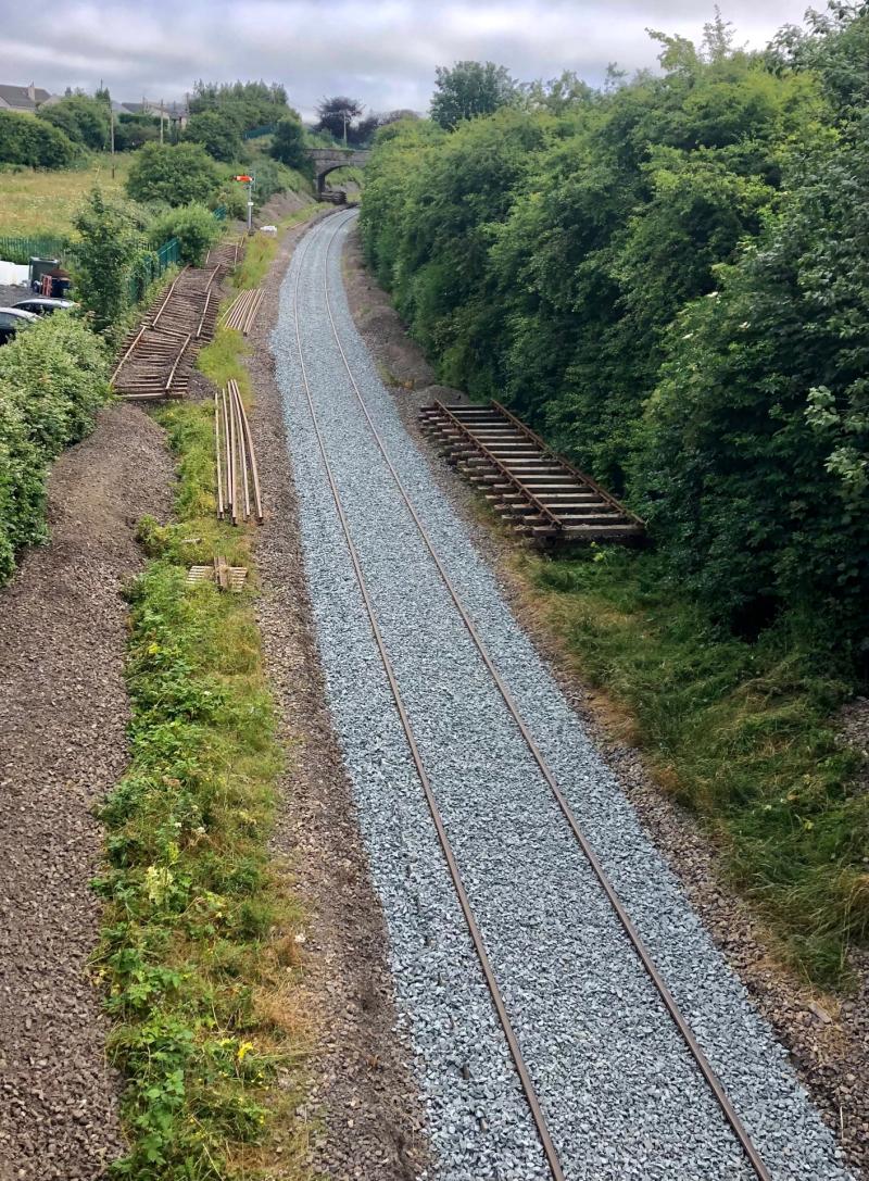 Works progressing on rail line servicing Roscrea, Cloughjordan and Nenagh 